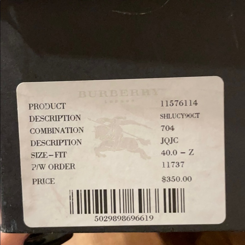 Burberry heels size 40